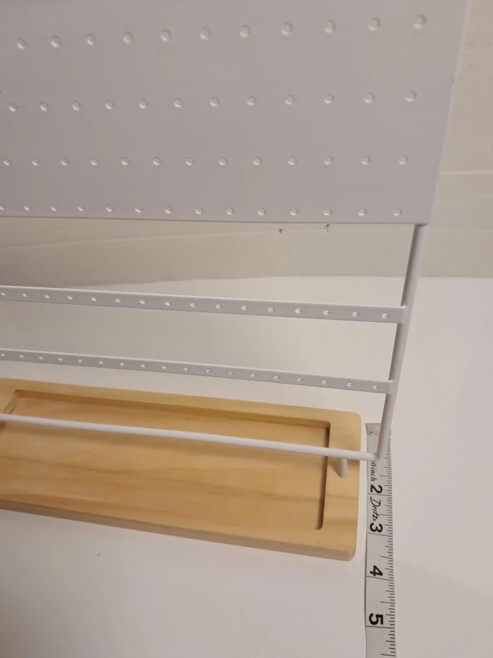 144 Hole Earring Organizer Stand with Wooden Tray